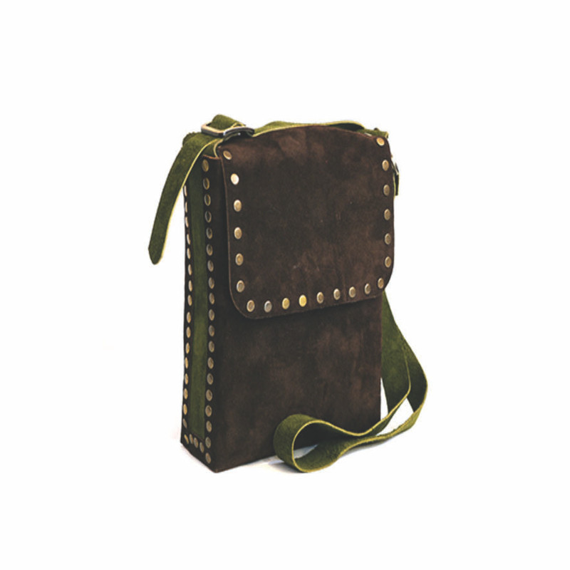 پرچ چرم یکرو مدل BRCHA مجموعه 120 عددی