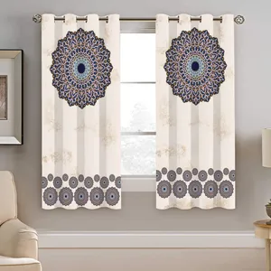 پرده نیروانا طرح سنتی  مدل هازان کد 8053 سایز 140×200 سانتی متر