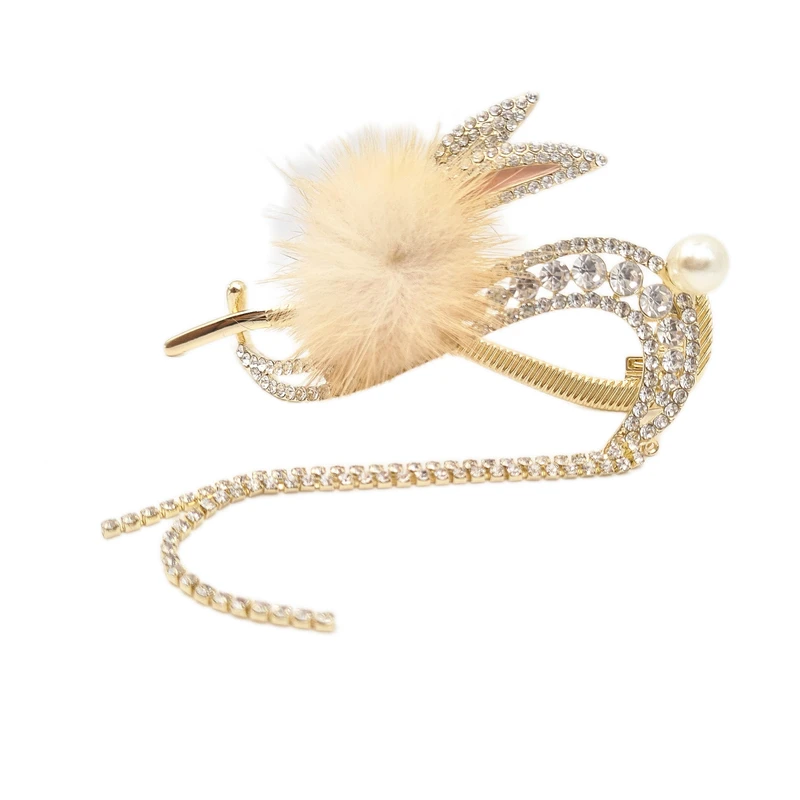 گیره مو زنانه مدل خرگوش آویزدار کد 9021