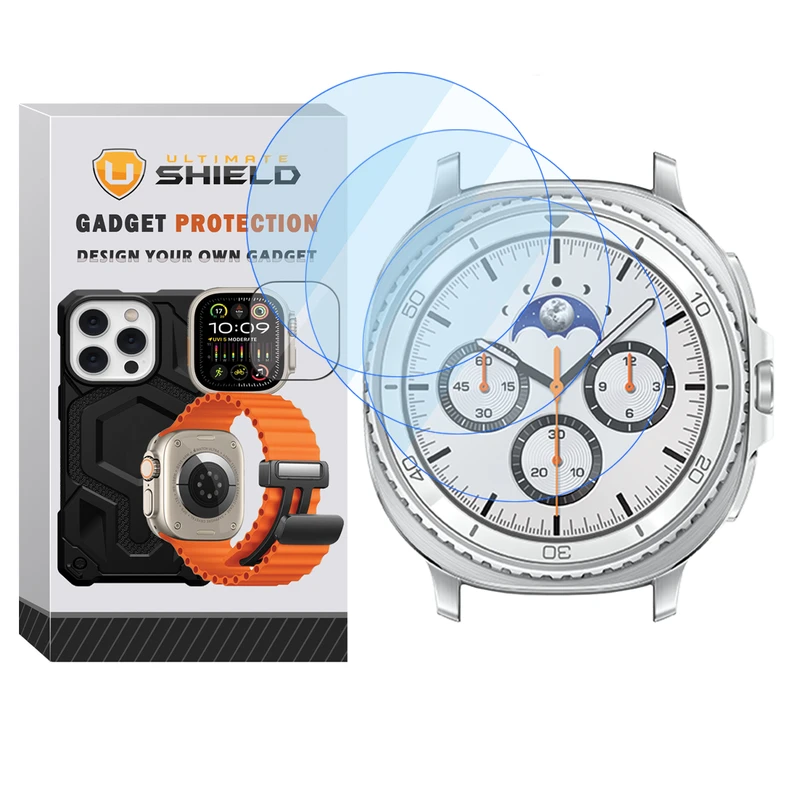 محافظ صفحه نمایش آلتیمیت شیلد مدل SH-UL مناسب برای ساعت هوشمند سامسونگ Galaxy Watch 8 Classic 46mm بسته سه عددی