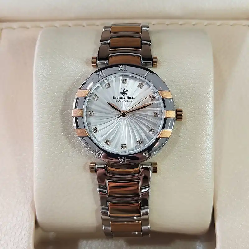 ساعت مچی عقربه ای زنانه بورلی هیلز پولو کلاب مدل BP3565C.530