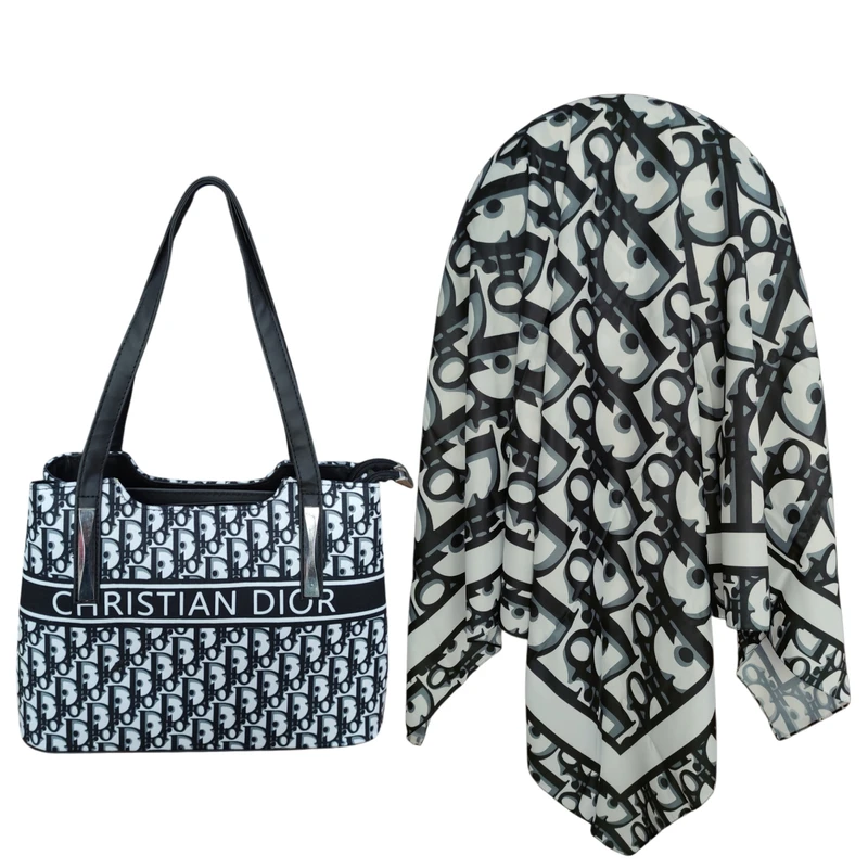 ست کیف و روسری زنانه مدل شایلی کد 3014