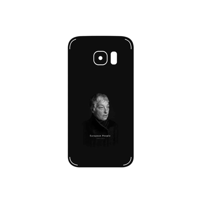 برچسب پوششی ماهوت مدل Portrait of a European Woman مناسب برای گوشی موبایل سامسونگ Galaxy S7