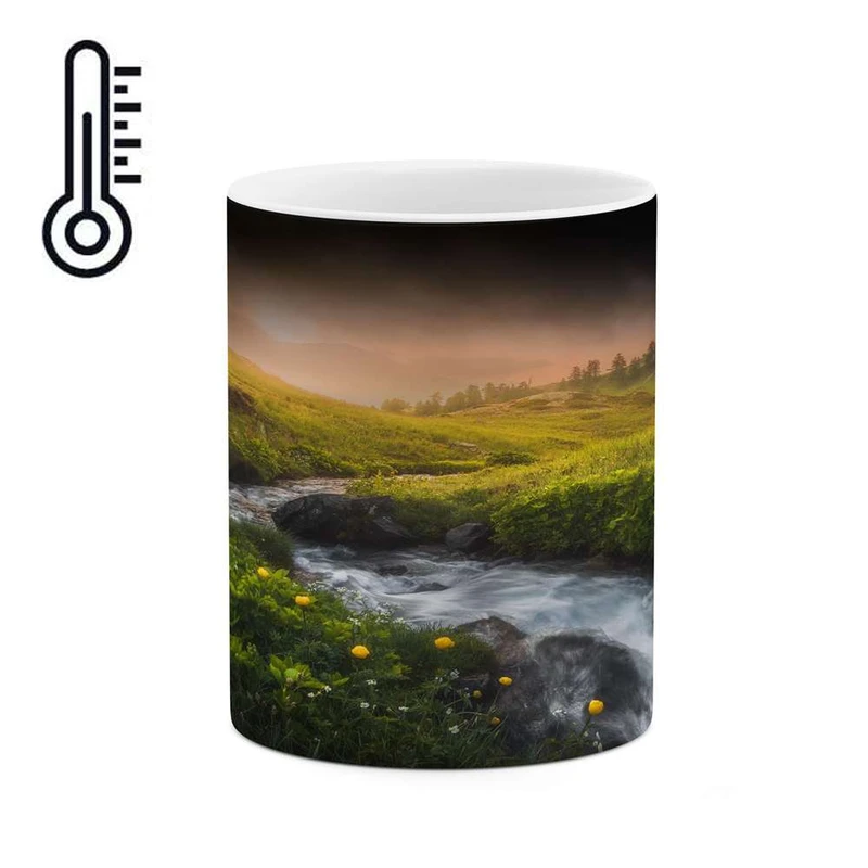 ماگ حرارتی کاکتی مدل منظره کد mgh17150