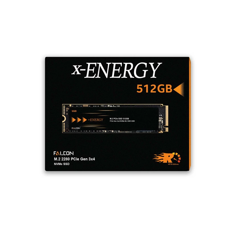 عکس شماره 2 : اس اس دی اینترنال pcie gen3 x4 ایکس انرژی مدل falcon ظرفیت 512 گیگابایت