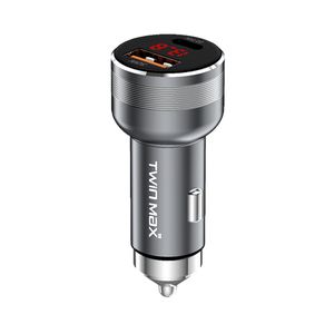 شارژر فندکی 52.5 وات دو پورت تویین مکس مدل MX-24