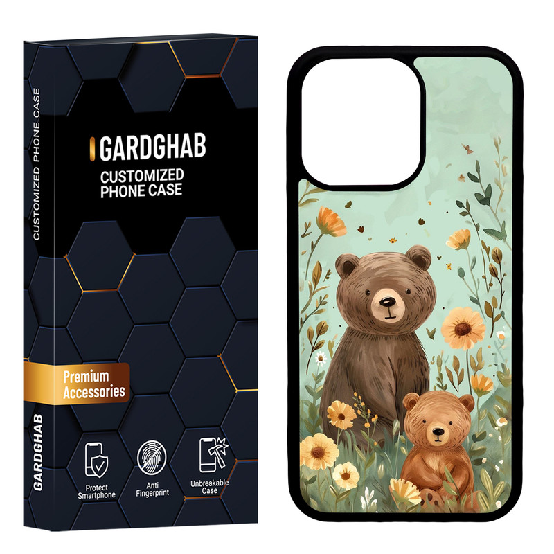 کاور گارد قاب مدل پشت گلس فانتزی مناسب برای گوشی موبایل اپل iPhone 13 Pro
