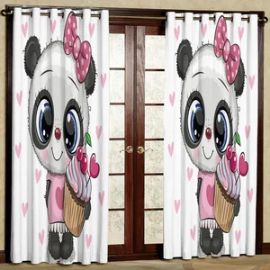 پرده مدل پاندا هازان پانچی کد 2156 سایز 140x200 سانتی متر