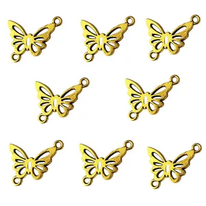 آویز دستبند مدل پروانه زیبا کد AD294 مجموعه 8 عددی