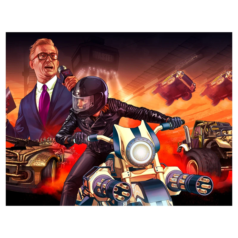 پوستر مدل GTA V کد 1975