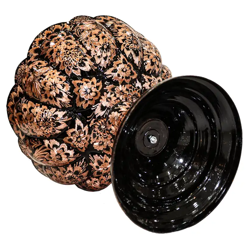 میوه خوری مسی مدل الماس تراش کد 34