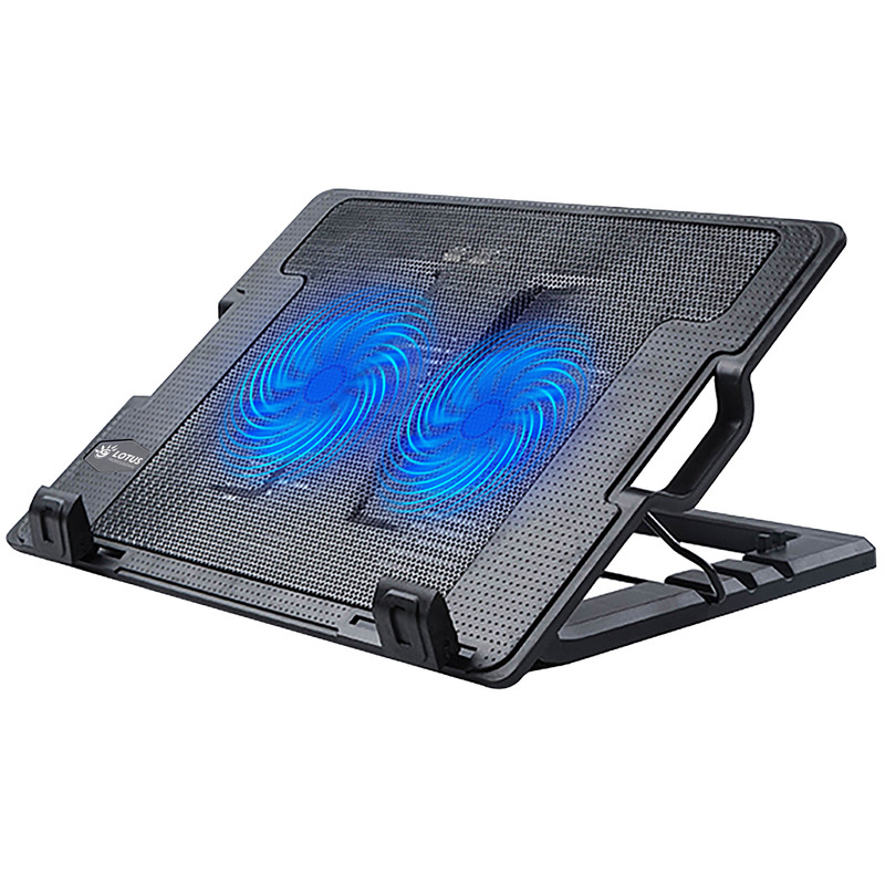 پایه خنک کننده لپ تاپ لوتوس مدل ICE BLUE LIGHT GF-213