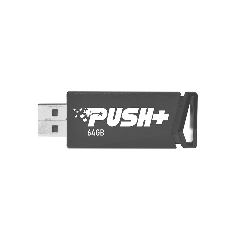 تصویر فلش مموری پتریوت مدل Push Plus ظرفیت 64 گیگابایت