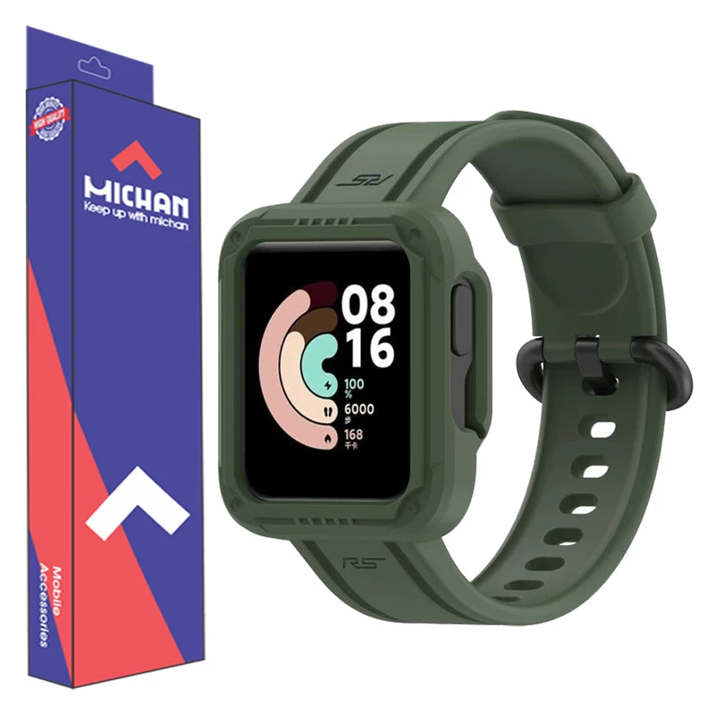 بند میچان مدل Protective strap مناسب برای ساعت هوشمند شیائومی Mi Watch Lite