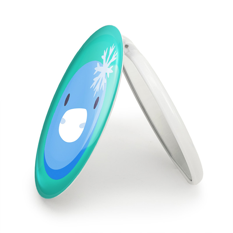 آینه جیبی خندالو طرح ایموجی Emoji مدل تاشو کد 3011