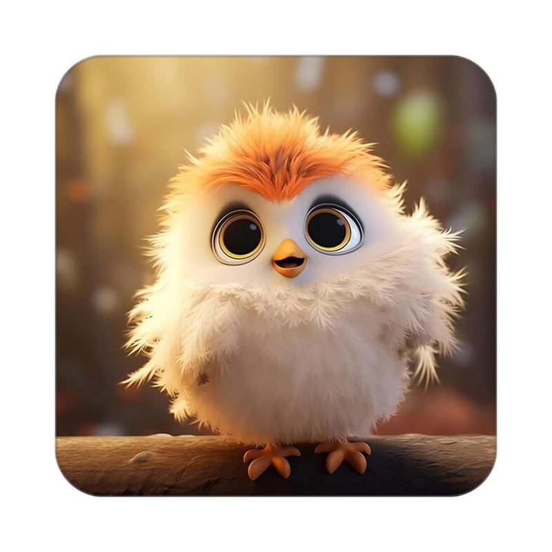 زیر لیوانی کاکتی طرح حیوانات کارتونی مدل mp28135