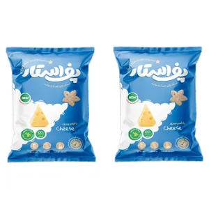 اسنک چهارجوانه با طعم پنیری پف استار بسته 2 عددی
