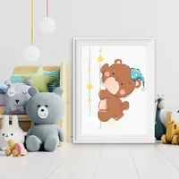 تابلو کودک طرح خرس کد T88