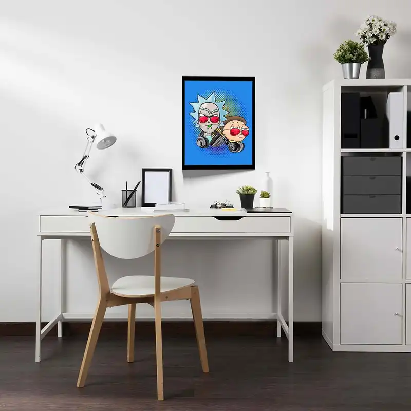 تابلو مدل Rick & Morty کد F-1062