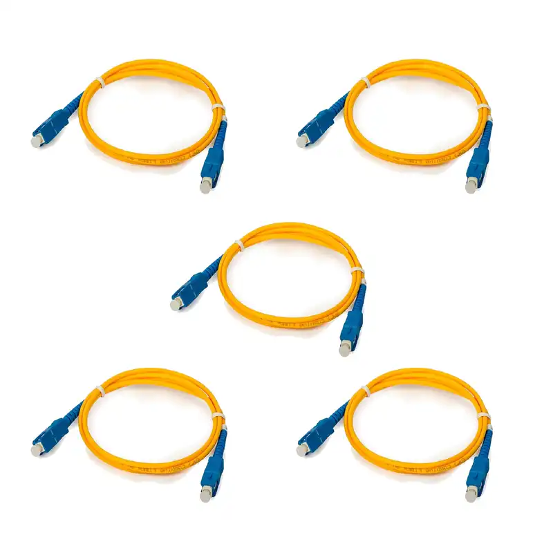 پچ کورد فیبر نوری مدل SC-SC بسته 5 عددی