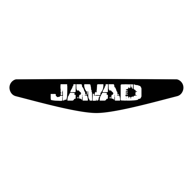برچسب لایت بار دسته پلی استیشن 4 ونسونی طرح Javad