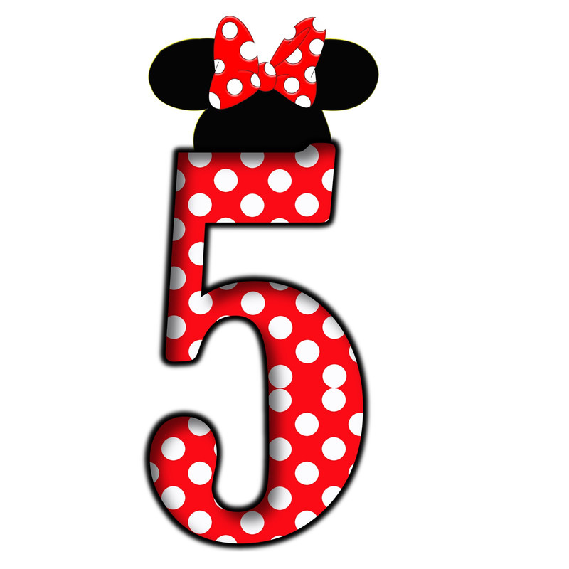 استند رومیزی تولد طرح عدد 5 مدل مینی موس قرمز استند رومیزی تولد طرح عدد 5 مدل مینی موس قرمز