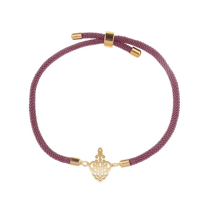 دستبند طلا 18 عیار زنانه مدوپد مدل اسلیمی کد D34-10634