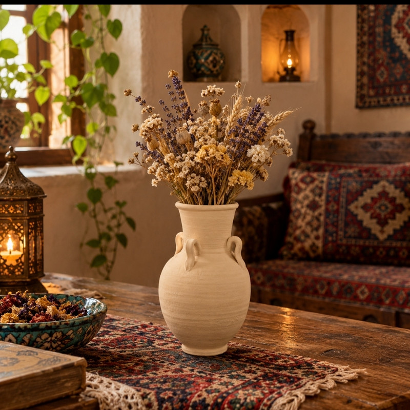 گلدان سفالی کد 3 بسته ۴ عددی