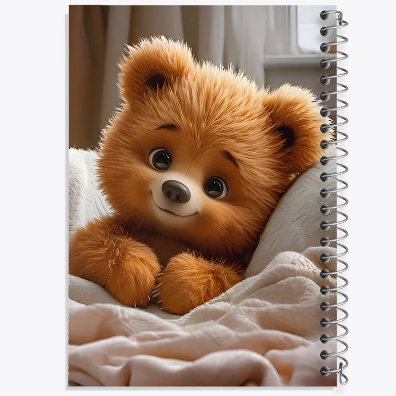 دفتر لیست خرید 50 برگ خندالو طرح خرس بامزه کد F7226