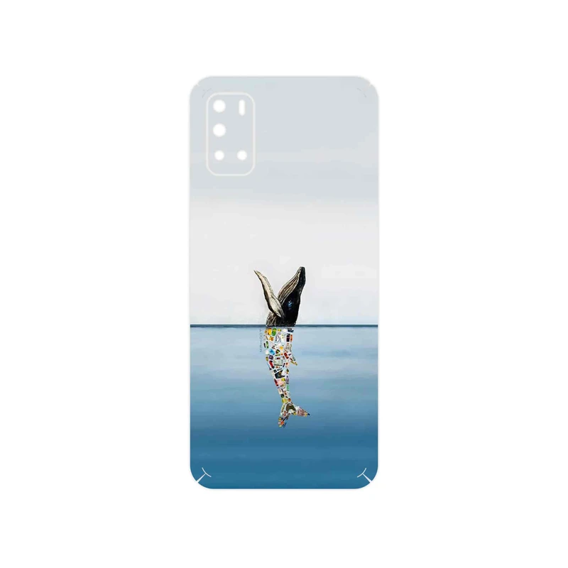 برچسب پوششی ماهوت مدل Collage of Sea Trash مناسب برای گوشی موبایل جی پلاس Z10