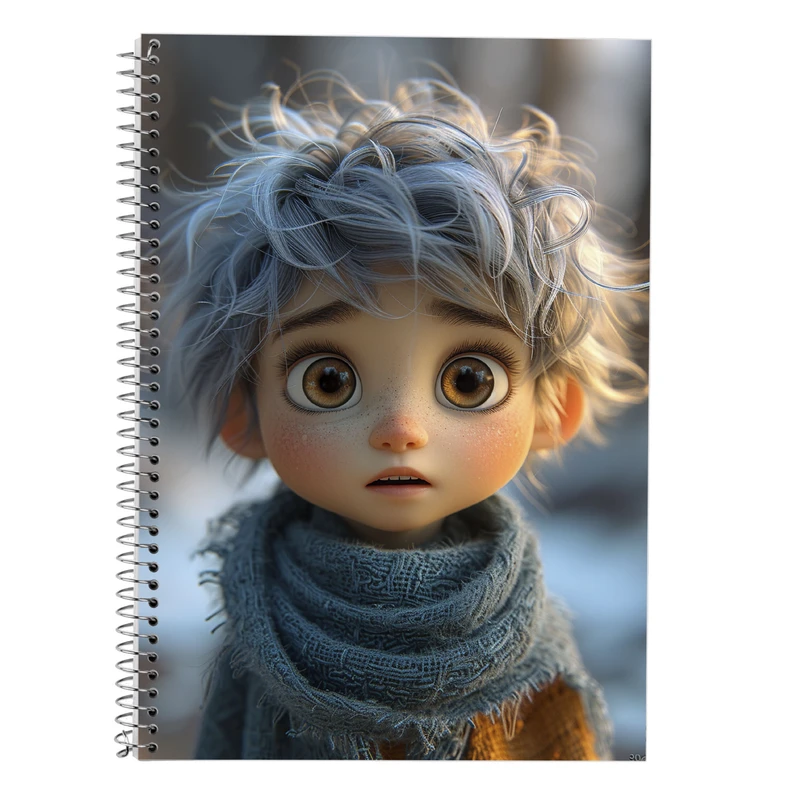 دفتر زبان 50 برگ مدوپد مدل دو خط کد DF14510