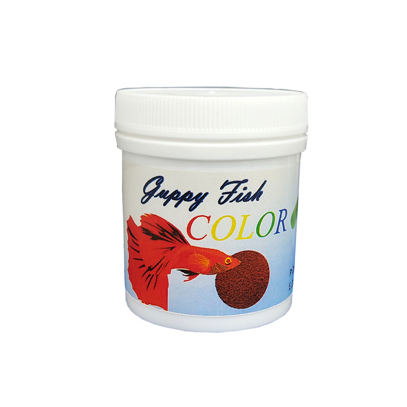 غذای ماهی گوپی مدل COLOR وزن 50 گرم