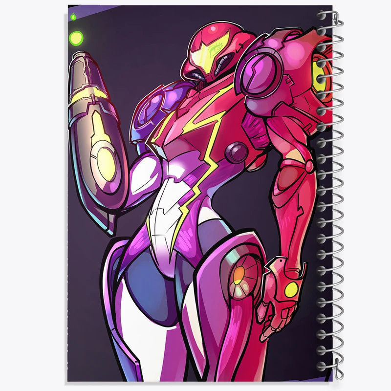 دفتر لیست خرید 50 برگ خندالو طرح بازی متروید (Metroid) کد 35650