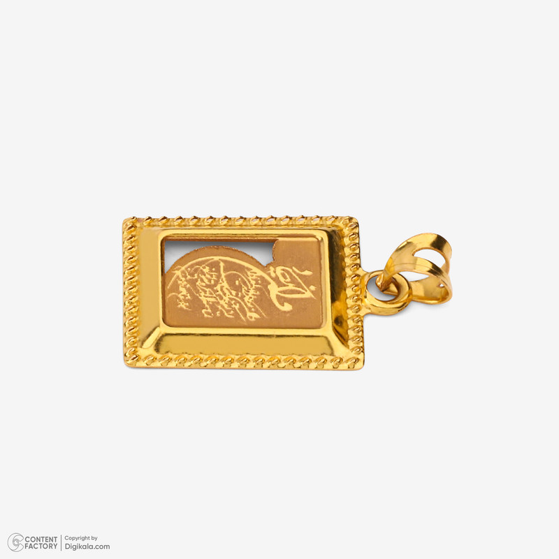 آویز گردنبند طلا 18 عیار زنانه گالری طلا رخساره طرح وان یکاد