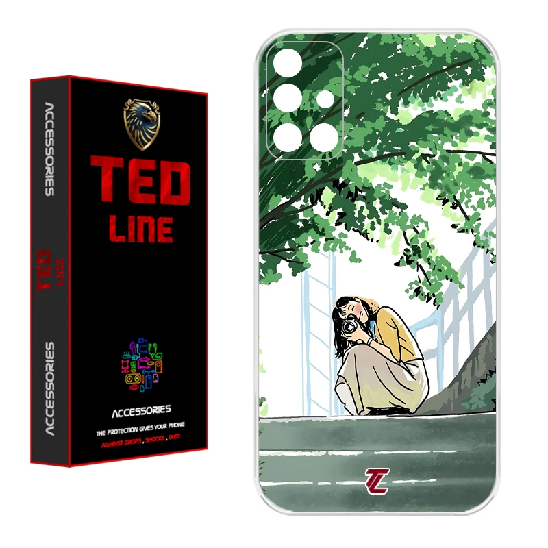 کاور تدلاین طرح دختر عکاس کد 1206 مناسب برای گوشی موبایل سامسونگ Galaxy A51