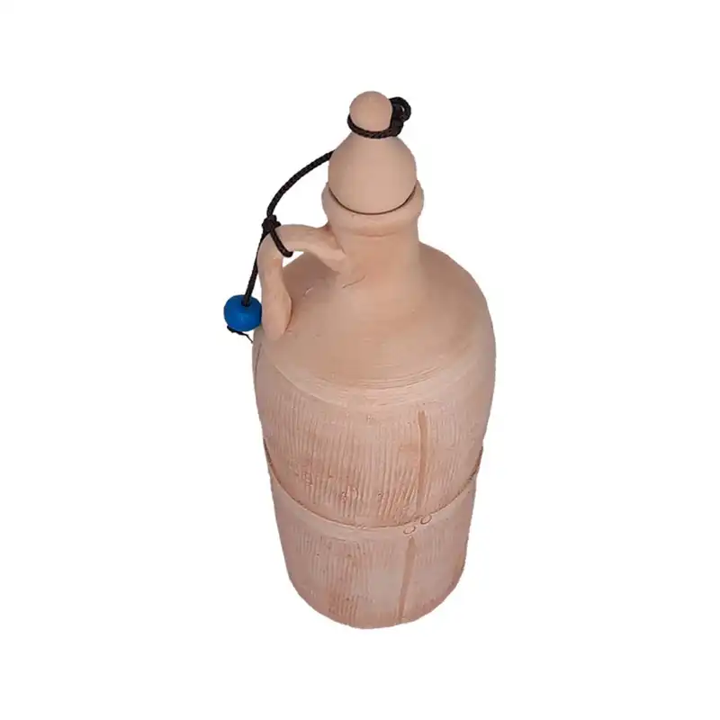 بطری سفالی مدل استوانه