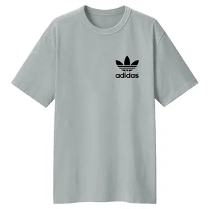 تی شرت لانگ  آستین کوتاه زنانه کد A87  رنگ طوسی