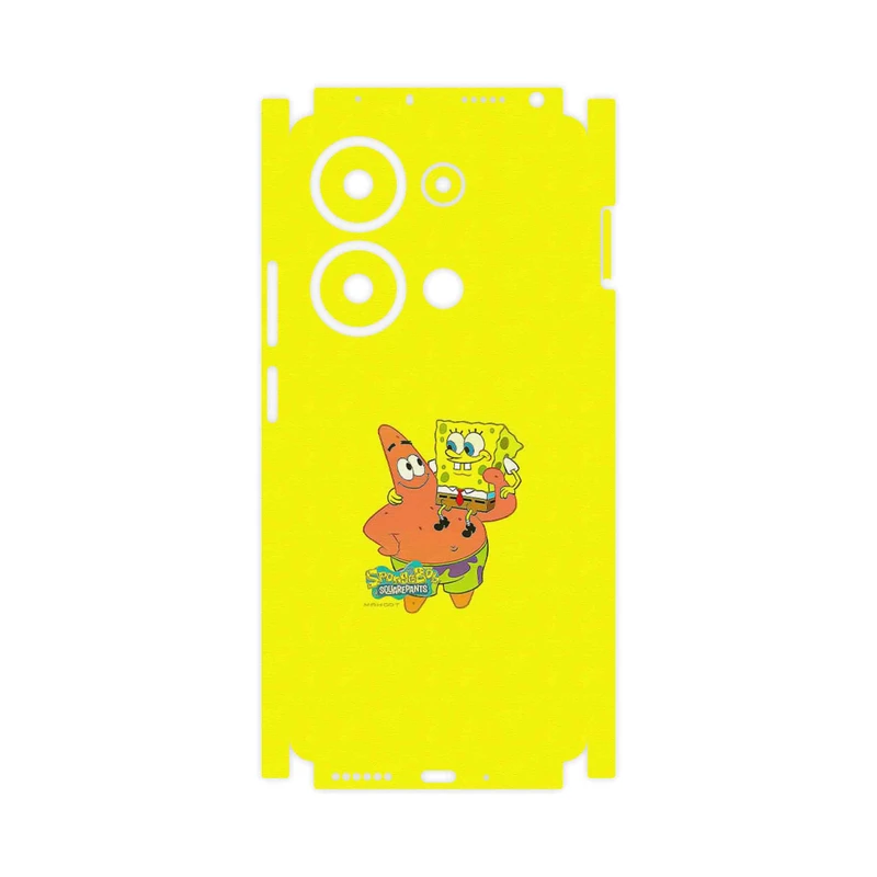 برچسب پوششی ماهوت مدل SpongeBob SquarePants-FullSkin مناسب برای گوشی موبایل شیائومی Redmi Note 13 Pro 4G
