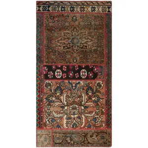 کلاژ فرش دستبافت یک و نیم متری فرش هریس کد 101937