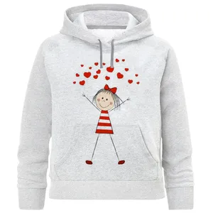 هودی دخترانه مدل دختر و قلب F931