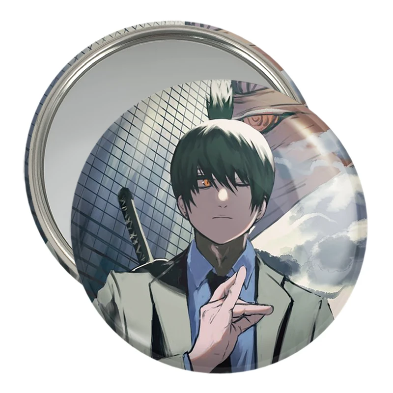 آینه جیبی خندالو مدل هایاکاوا انیمه مرد اره ای Chainsaw Man  کد 17859