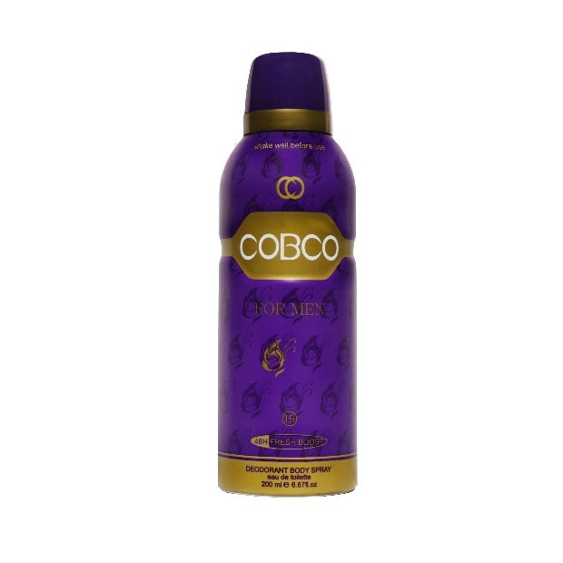 اسپری مردانه کوبکو مدل for men حجم 200 میلی لیتر اسپری مردانه کوبکو مدل for men حجم 200 میلی لیتر