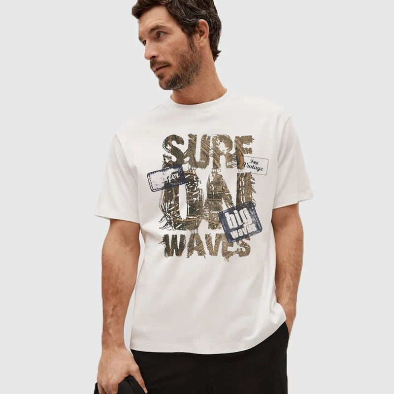 تی شرت آستین کوتاه مردانه مدل اسپرت کلاسیک mo384