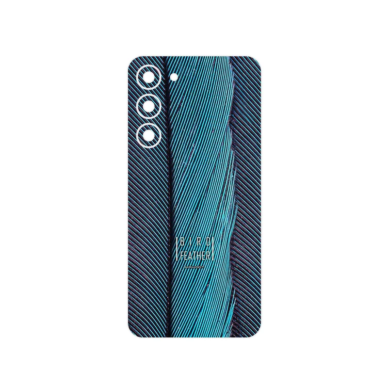 برچسب پوششی ماهوت مدل Turquoise feathers مناسب برای گوشی موبایل سامسونگ Galaxy S23 Plus
