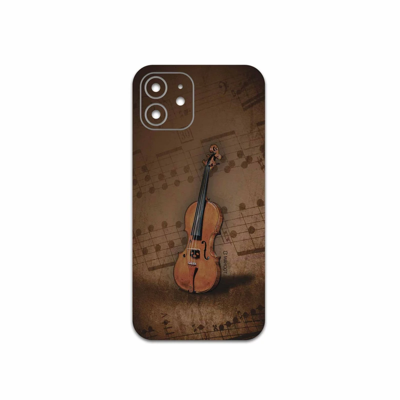 برچسب پوششی ماهوت مدل Violin-Instrument مناسب برای گوشی موبایل اپل iPhone 12