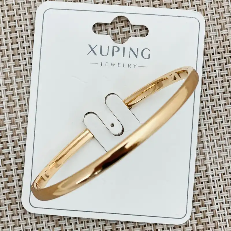 دستبند زنانه ژوپینگ مدل النگویی ساده کد 101000400