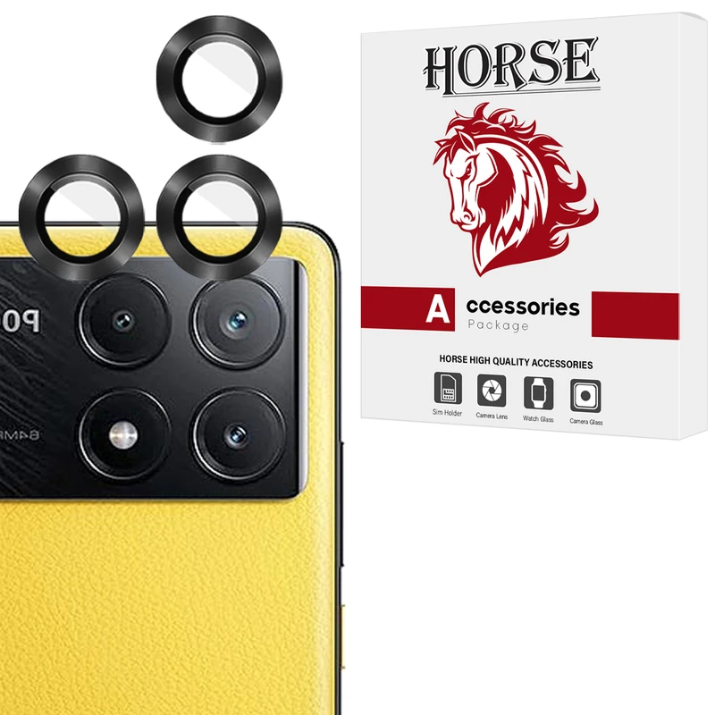 محافظ لنز دوربین هورس مدل RINH20 مناسب برای گوشی موبایل شیائومی Poco X6 Pro 5G