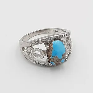 انگشتر نقره زنانه مدل 529