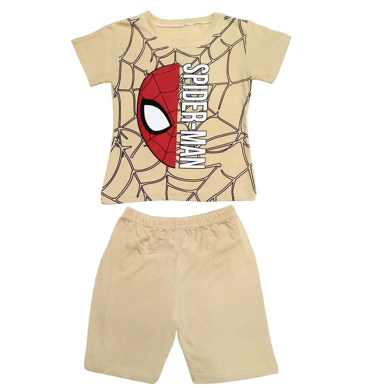 ست تی شرت و شلوارک پسرانه مدل مرد عنکبوتی