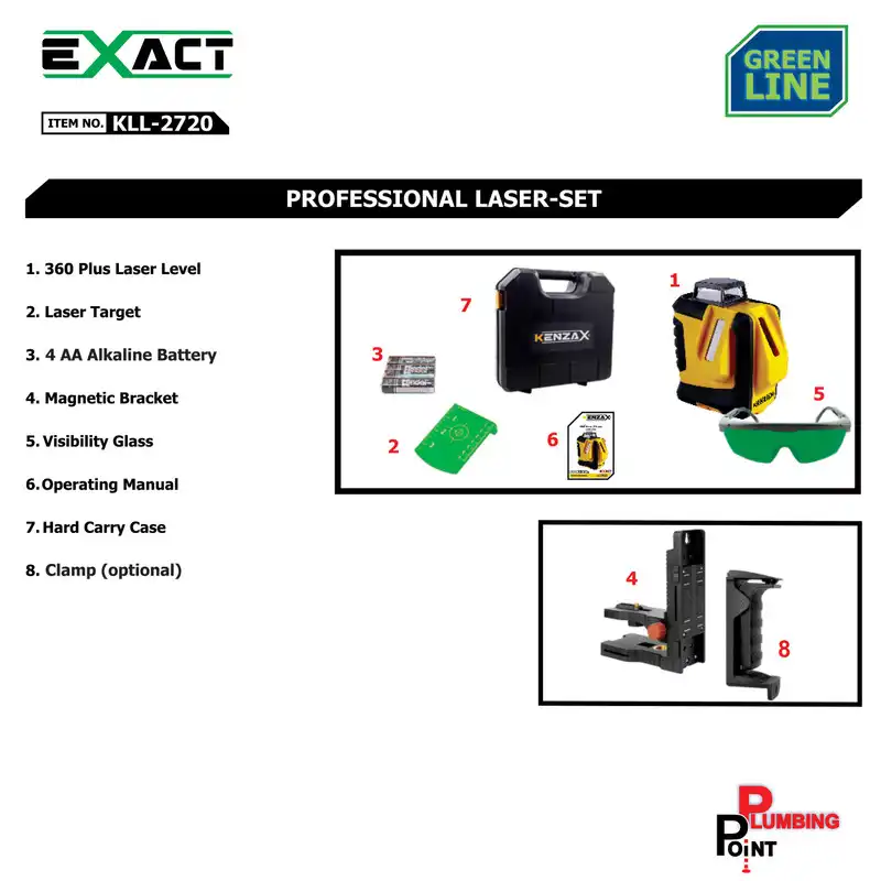 تراز لیزری کنزاکس مدل EXACT KLL-2720